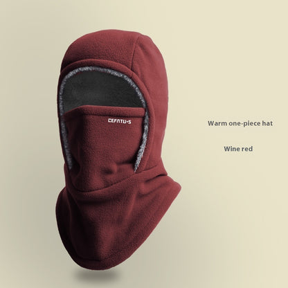 Thickened Fleece Winter Balaclava – Full Face & Neck Protection